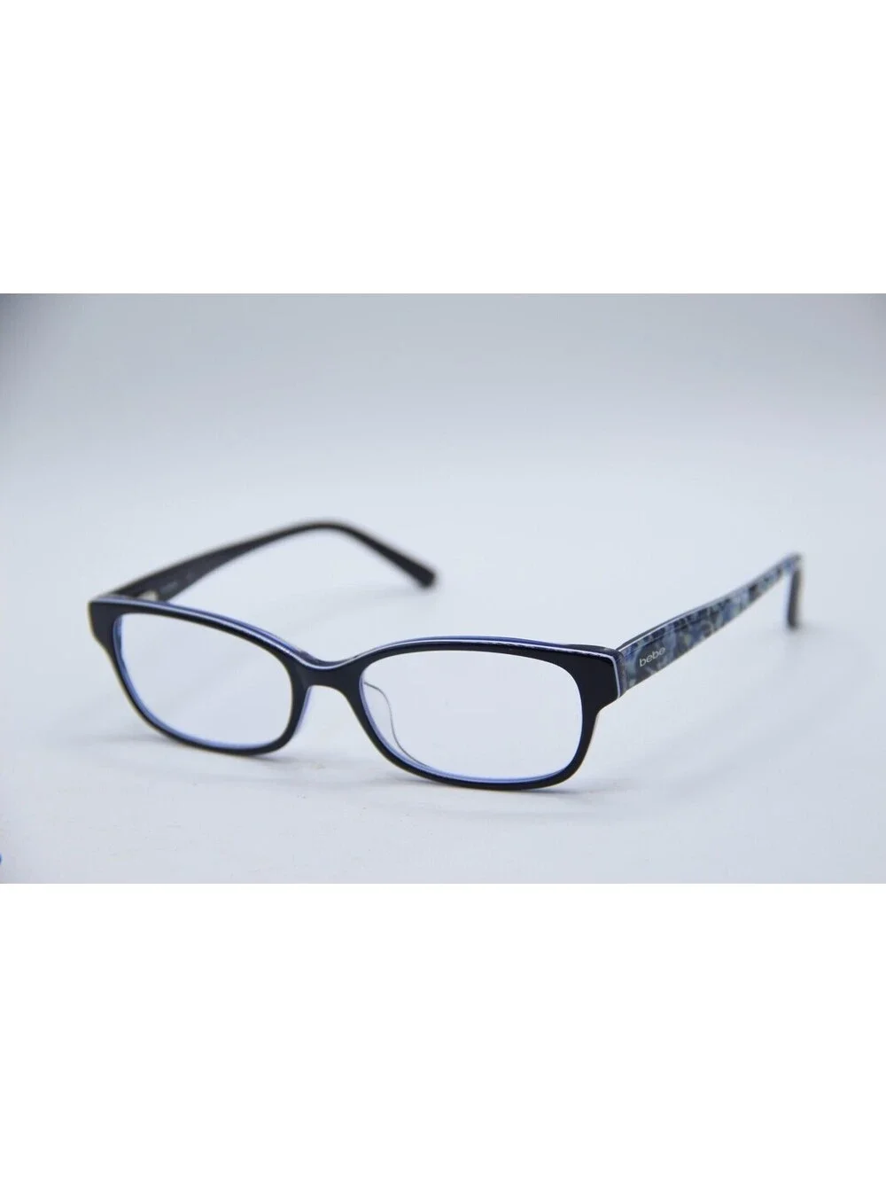 Bebe Bb5183 410 Navy Blue White Floral Authentic Eyeglasses